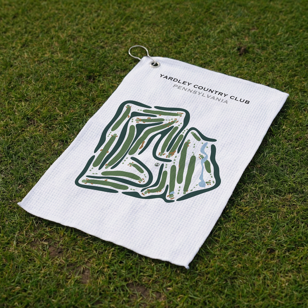 Yardley Country Club, Pennsylvania - Printed Golf Courses