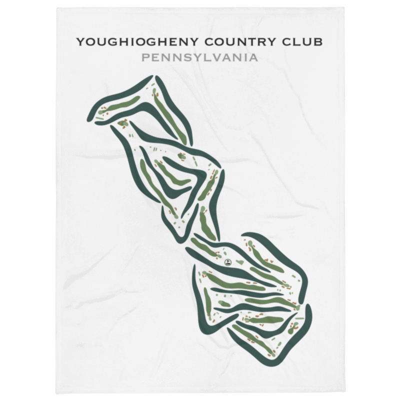 Youghiogheny Country Club, Pennsylvania - Printed Golf Courses