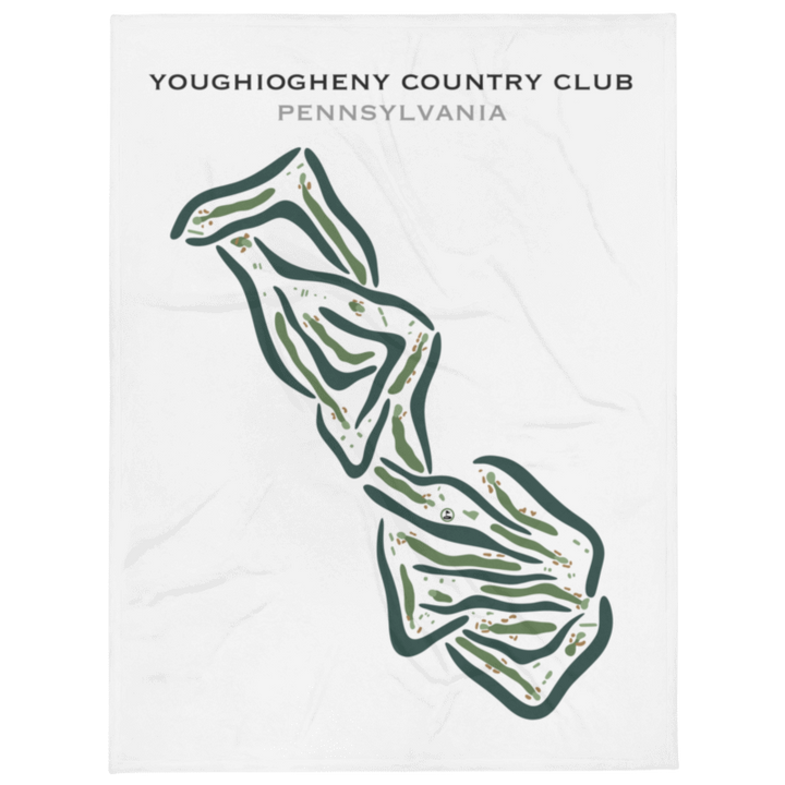 Youghiogheny Country Club, Pennsylvania - Printed Golf Courses