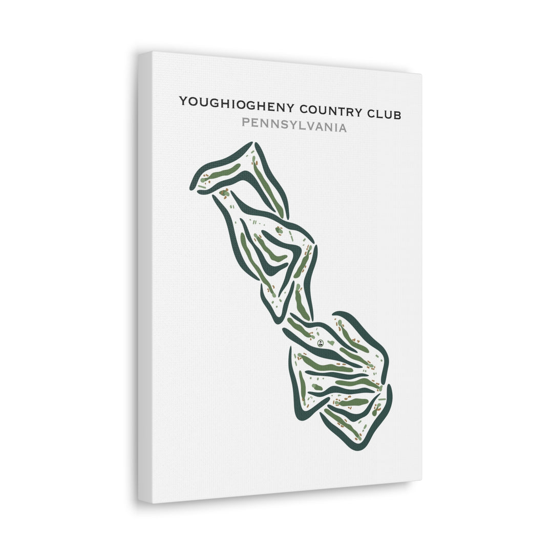 Youghiogheny Country Club, Pennsylvania - Printed Golf Courses