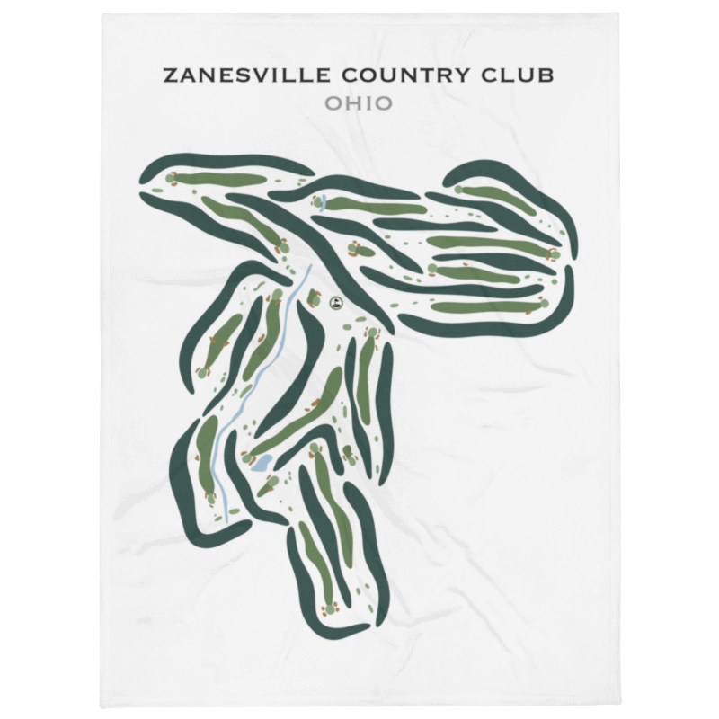 Zanesville Country Club, Ohio - Printed Golf Courses