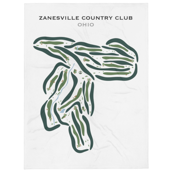 Zanesville Country Club, Ohio - Printed Golf Courses