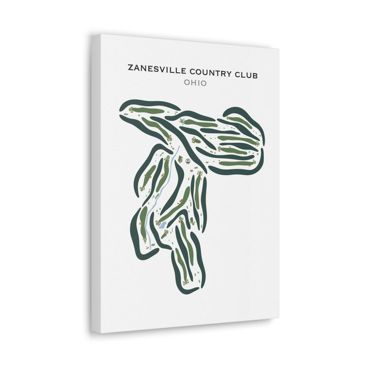 Zanesville Country Club, Ohio - Printed Golf Courses
