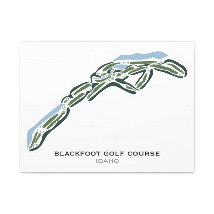 Blackfoot Golf Course, Idaho - Canvas - Golf Course Prints