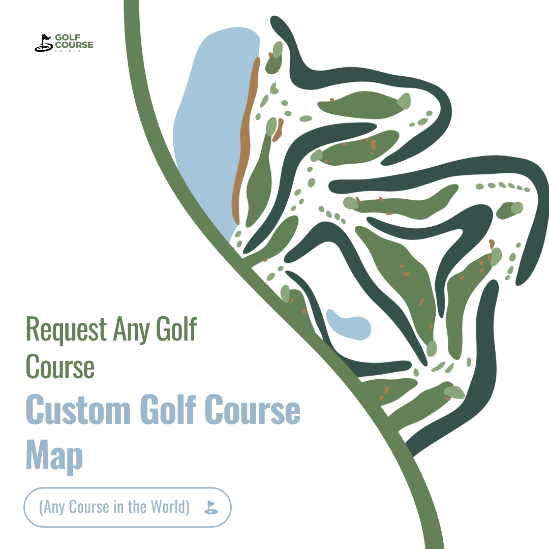 Golf Course Prints | Shop Premium Quality Golf Course Maps