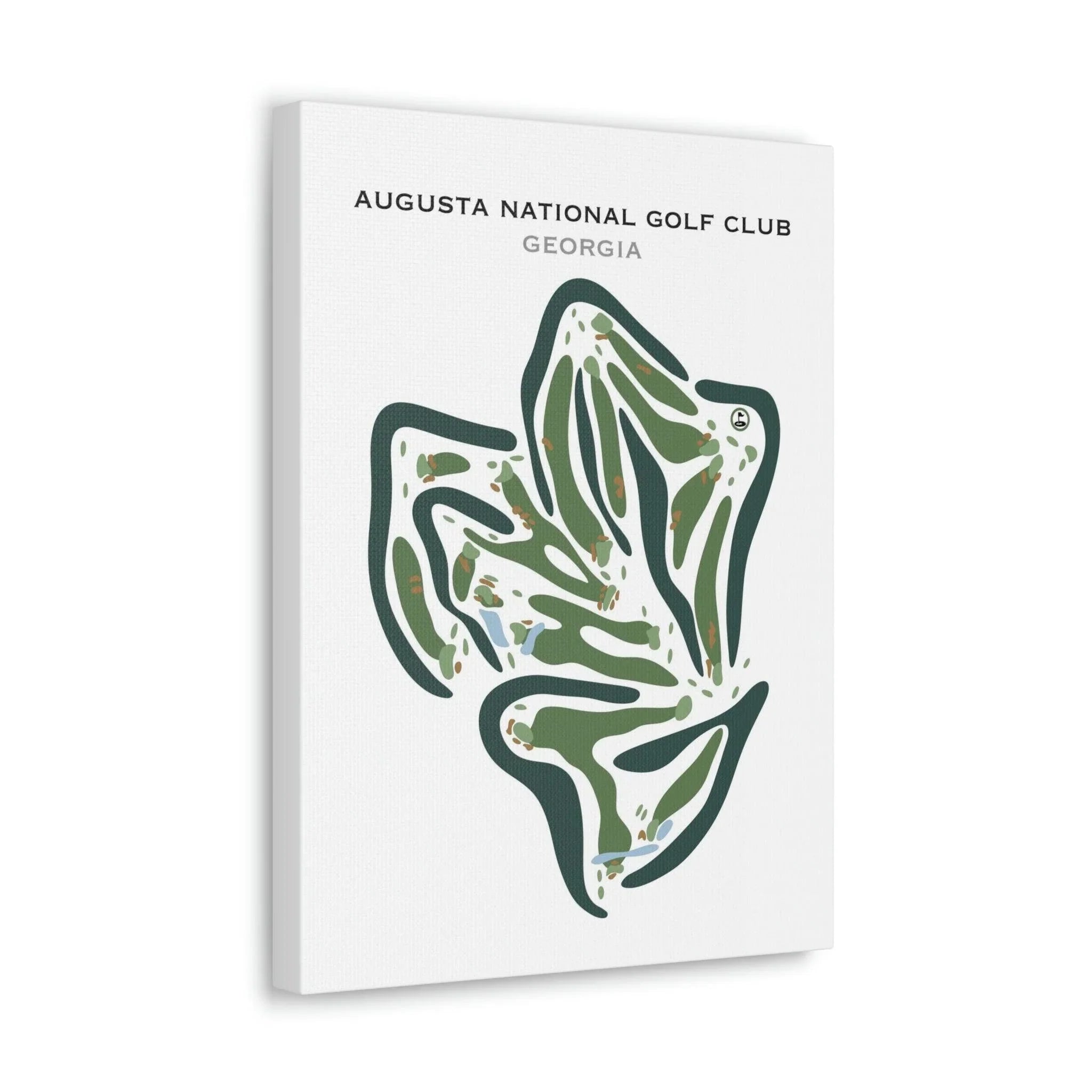 Augusta National Golf Course Map - Augusta National Golf Club Georg 