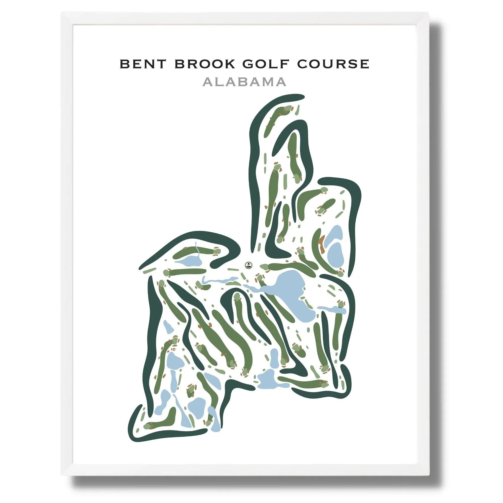 Best Gift For Golf Lovers, Printed bent brook golf course. Golf