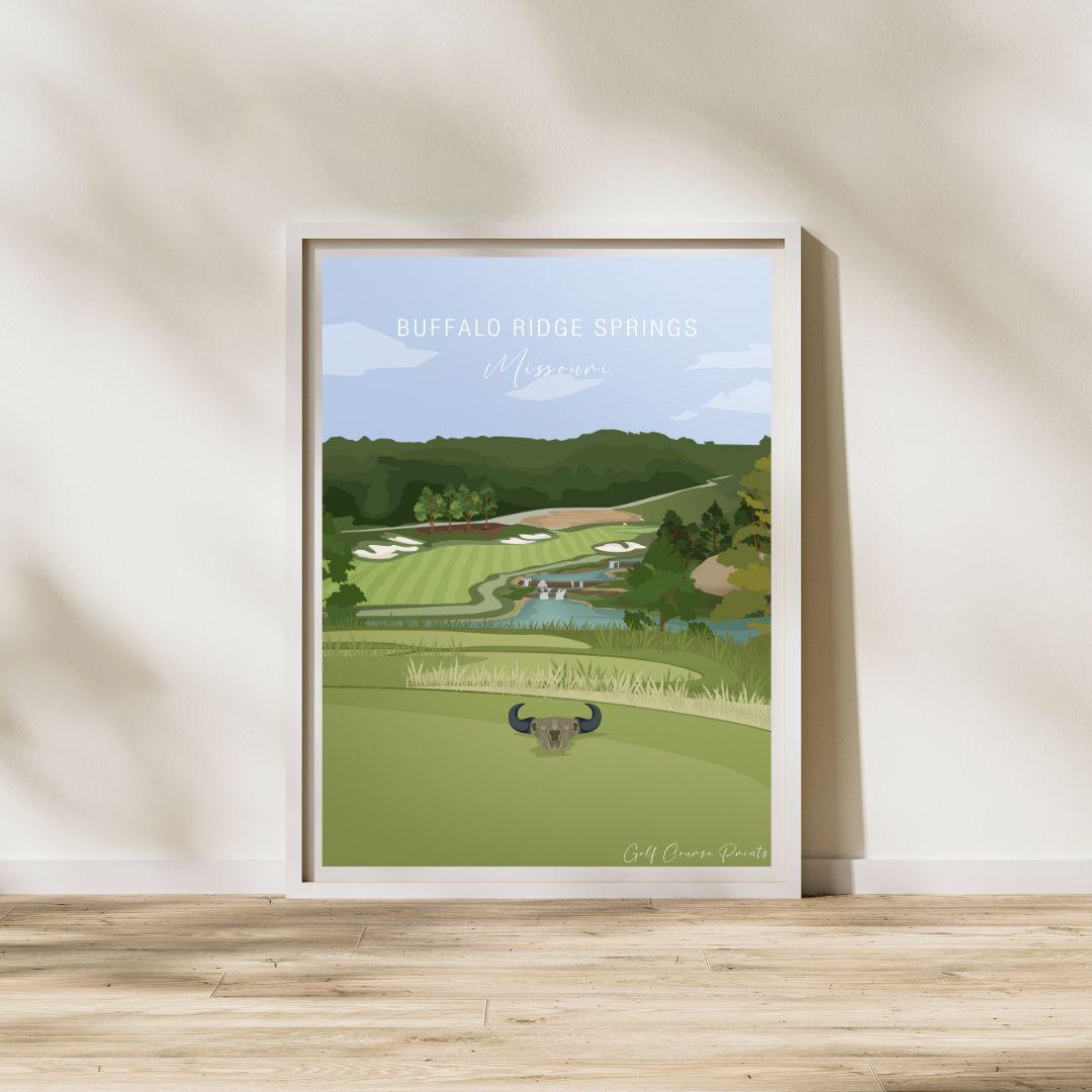 Signature Print | Buffalo Ridge Springs Course | Golf Course Prints ...