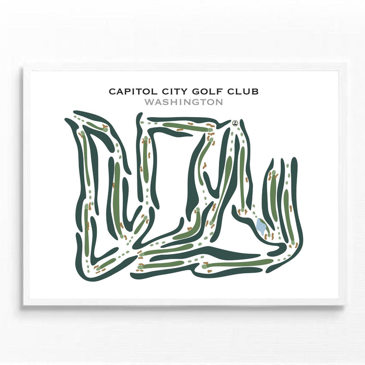 Capitol City Golf Club, Washington - Printed Golf Courses - Golf Course Prints