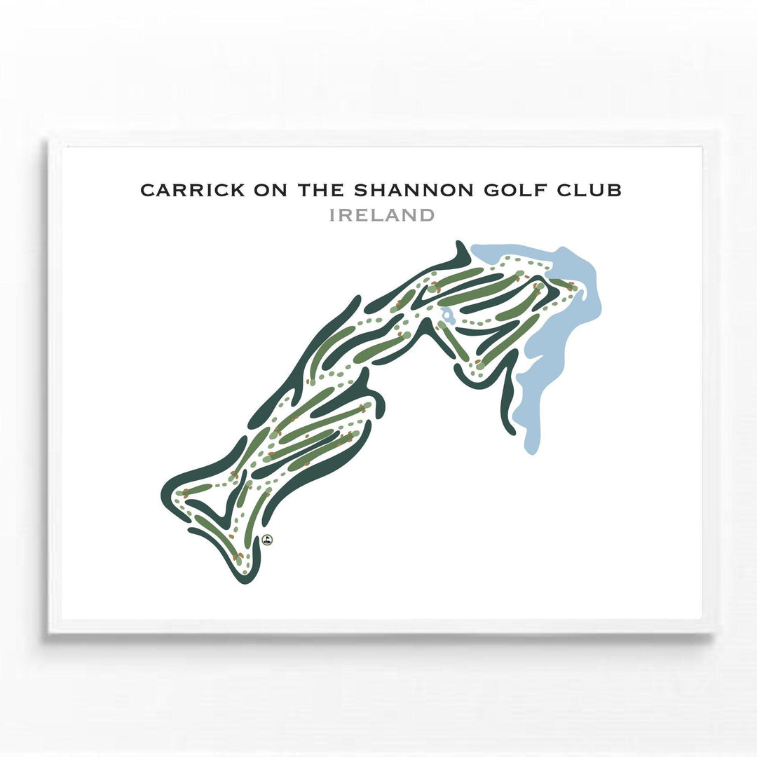 Carrick on Shannon Golf Club, Ireland - Printed Golf Courses - Golf Course Prints