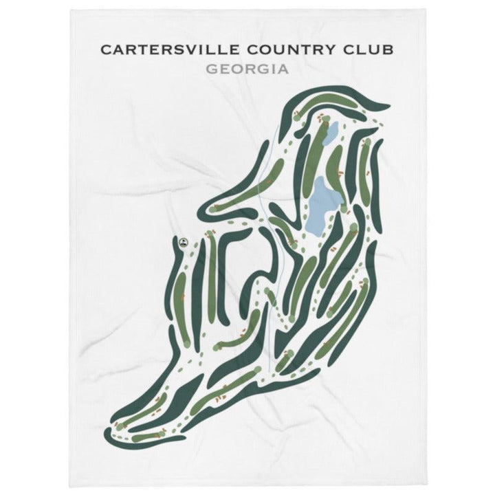 Cartersville Country Club, Georgia - Printed Golf Courses - Golf Course Prints