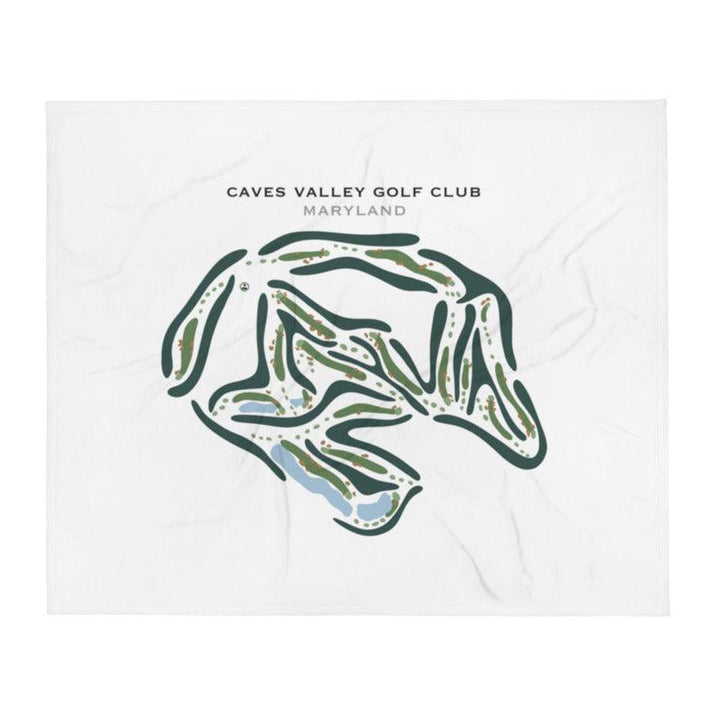 Caves Valley Golf Club, Maryland - Printed Golf Courses - Golf Course Prints