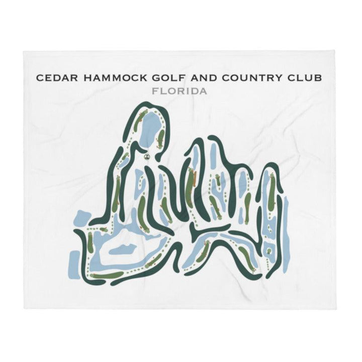 Cedar Hammock Golf and Country Club, Florida - Printed Golf Courses - Golf Course Prints