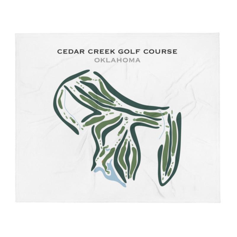 Cedar Creek Golf Course, Oklahoma - Printed Golf Courses - Golf Course Prints
