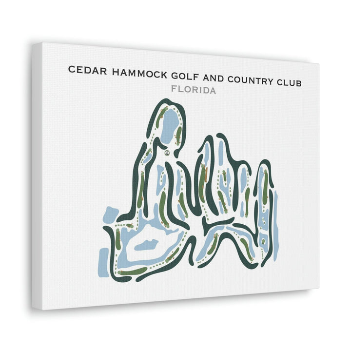 Cedar Hammock Golf and Country Club, Florida - Printed Golf Courses - Golf Course Prints