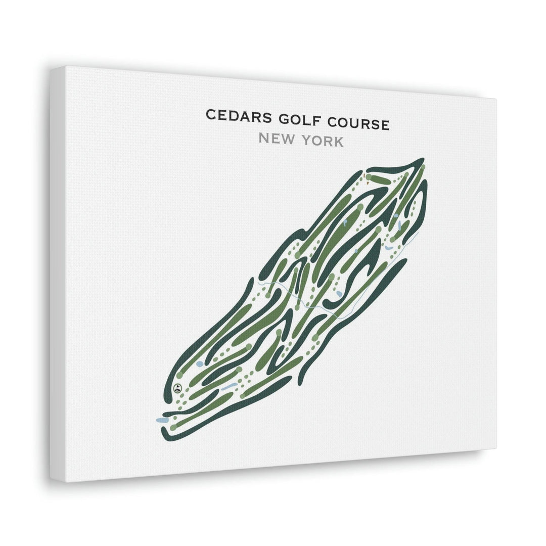 Cedars Golf Course, New York - Printed Golf Courses - Golf Course Prints