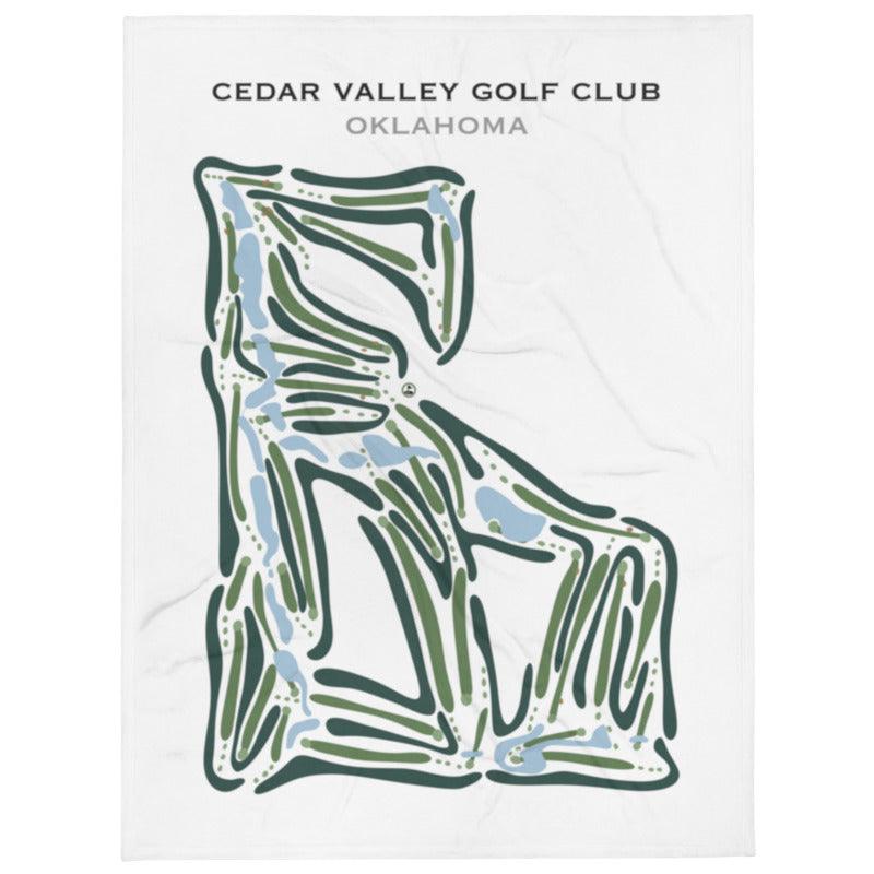 Cedar Valley Golf Club, Oklahoma - Printed Golf Courses - Golf Course Prints