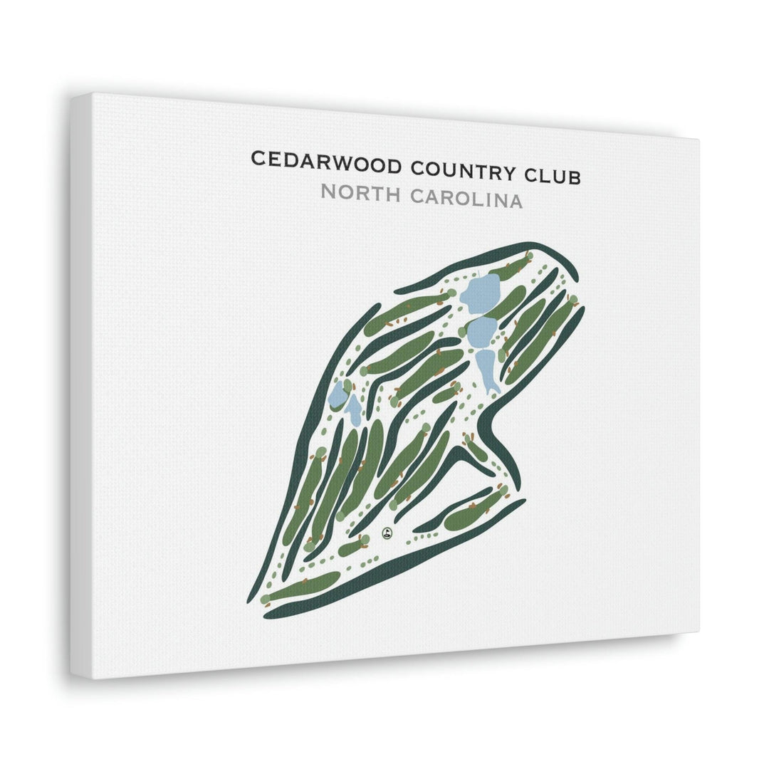 Cedarwood Country Club, North Carolina - Printed Golf Courses - Golf Course Prints