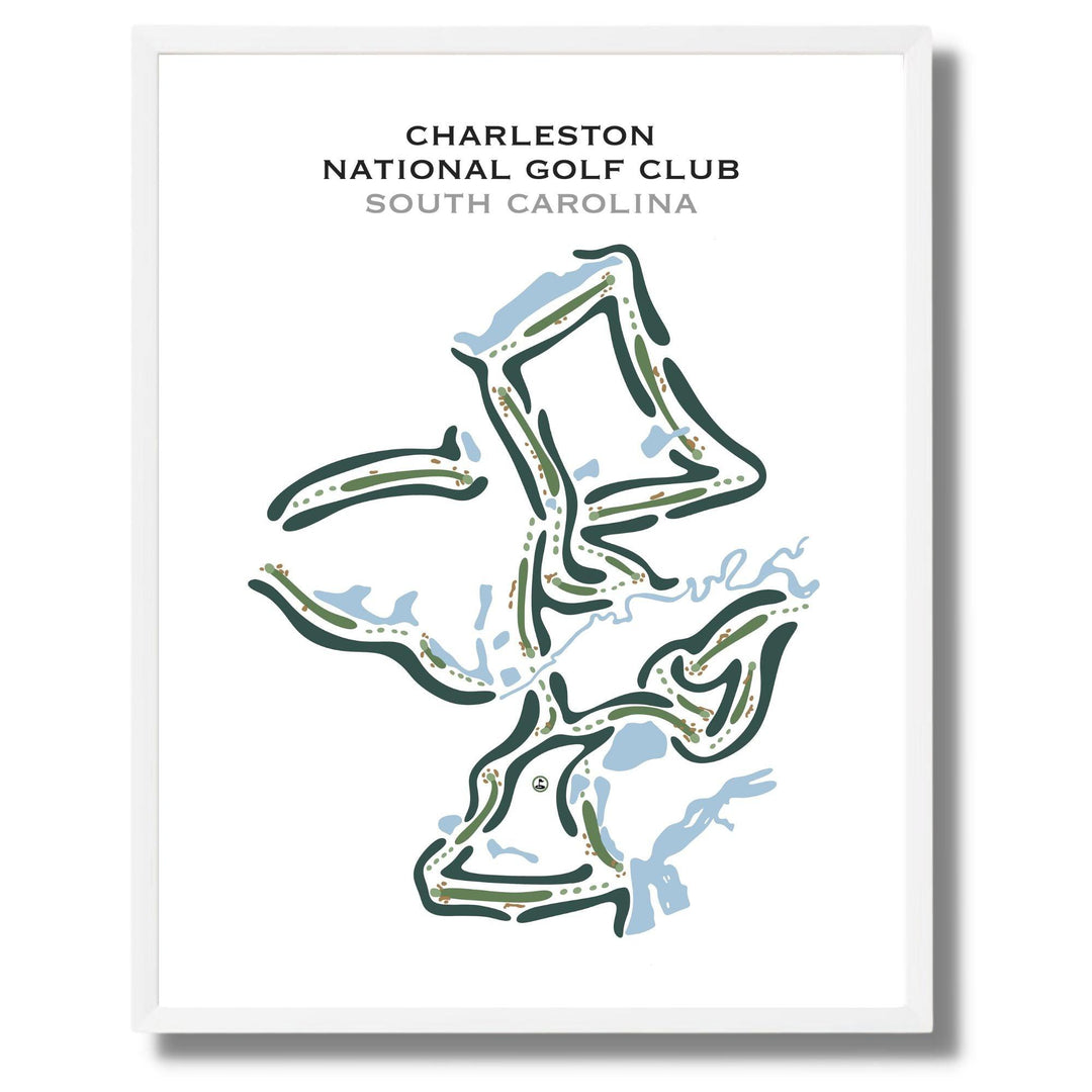 Charleston National Golf Club, South Carolina - Printed Golf Courses - Golf Course Prints