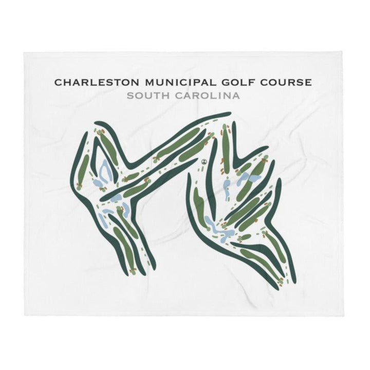 Charleston Municipal Golf Course, South Carolina - Printed Golf Courses - Golf Course Prints