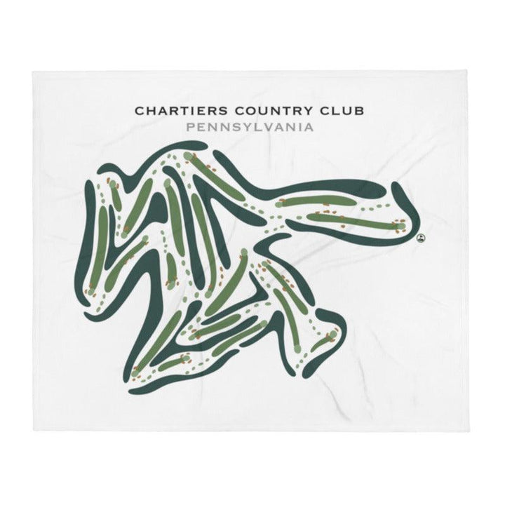 Chartiers Country Club, Pennsylvania - Printed Golf Courses - Golf Course Prints