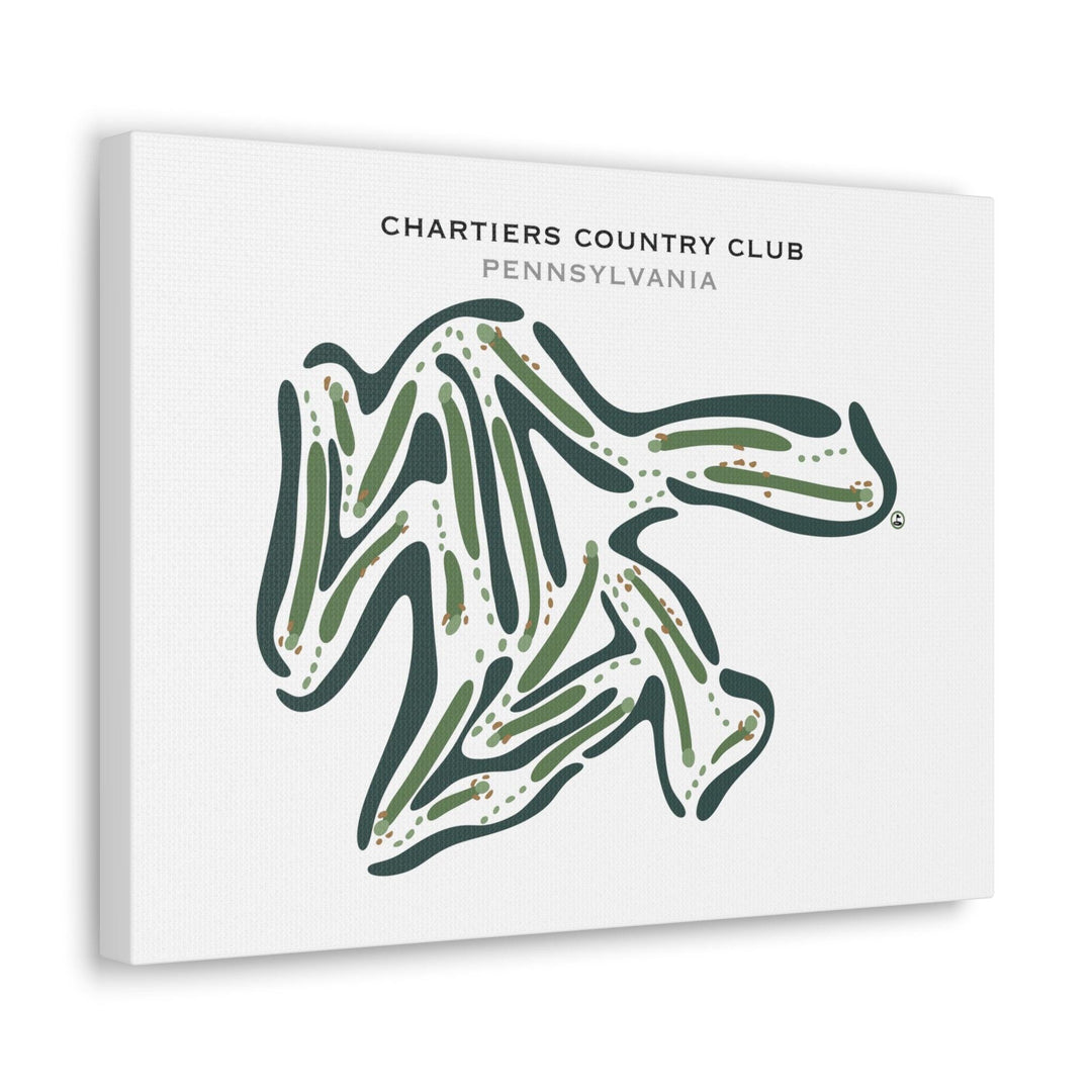 Chartiers Country Club, Pennsylvania - Printed Golf Courses - Golf Course Prints