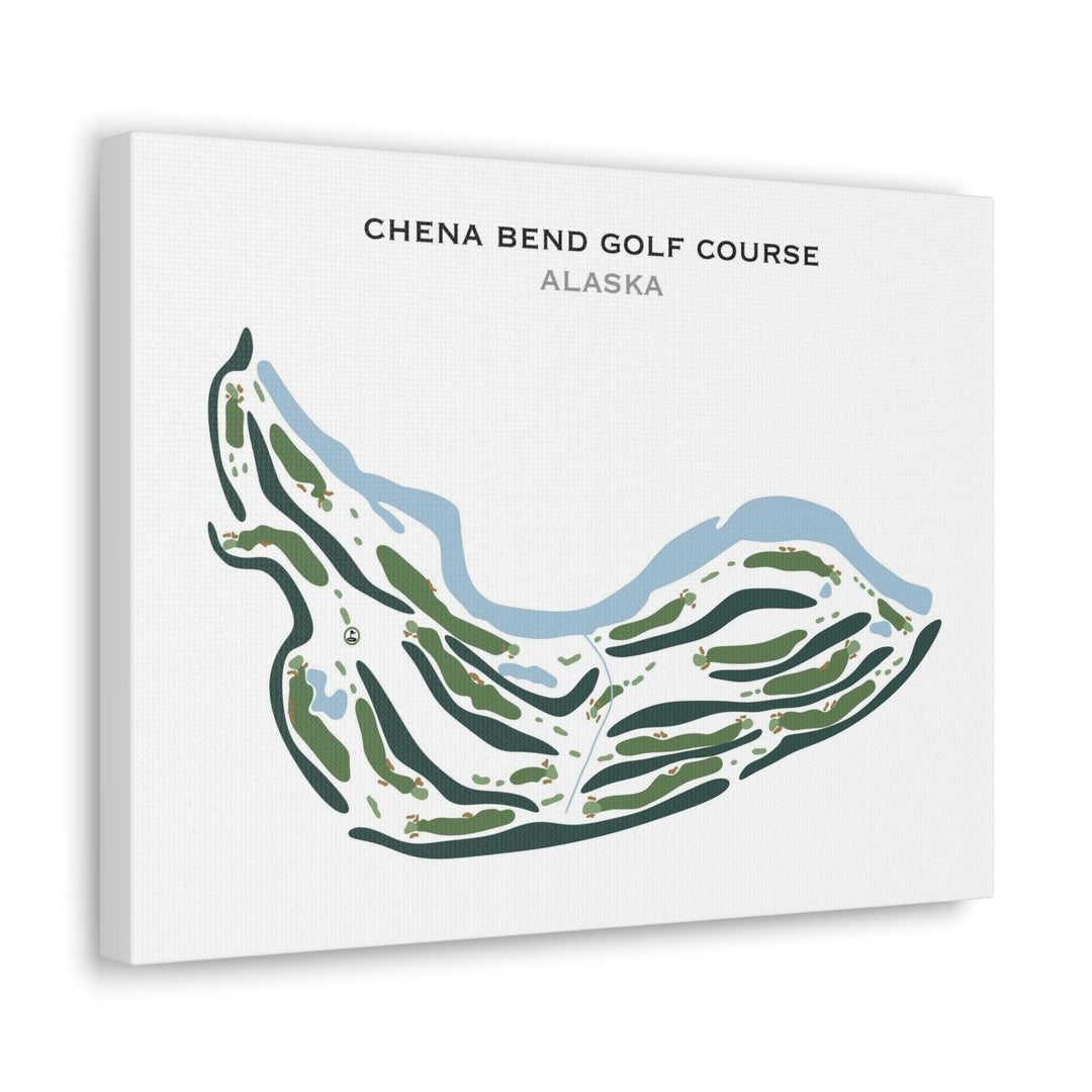 Chena Bend Golf Course, Alaska - Printed Golf Courses - Golf Course Prints