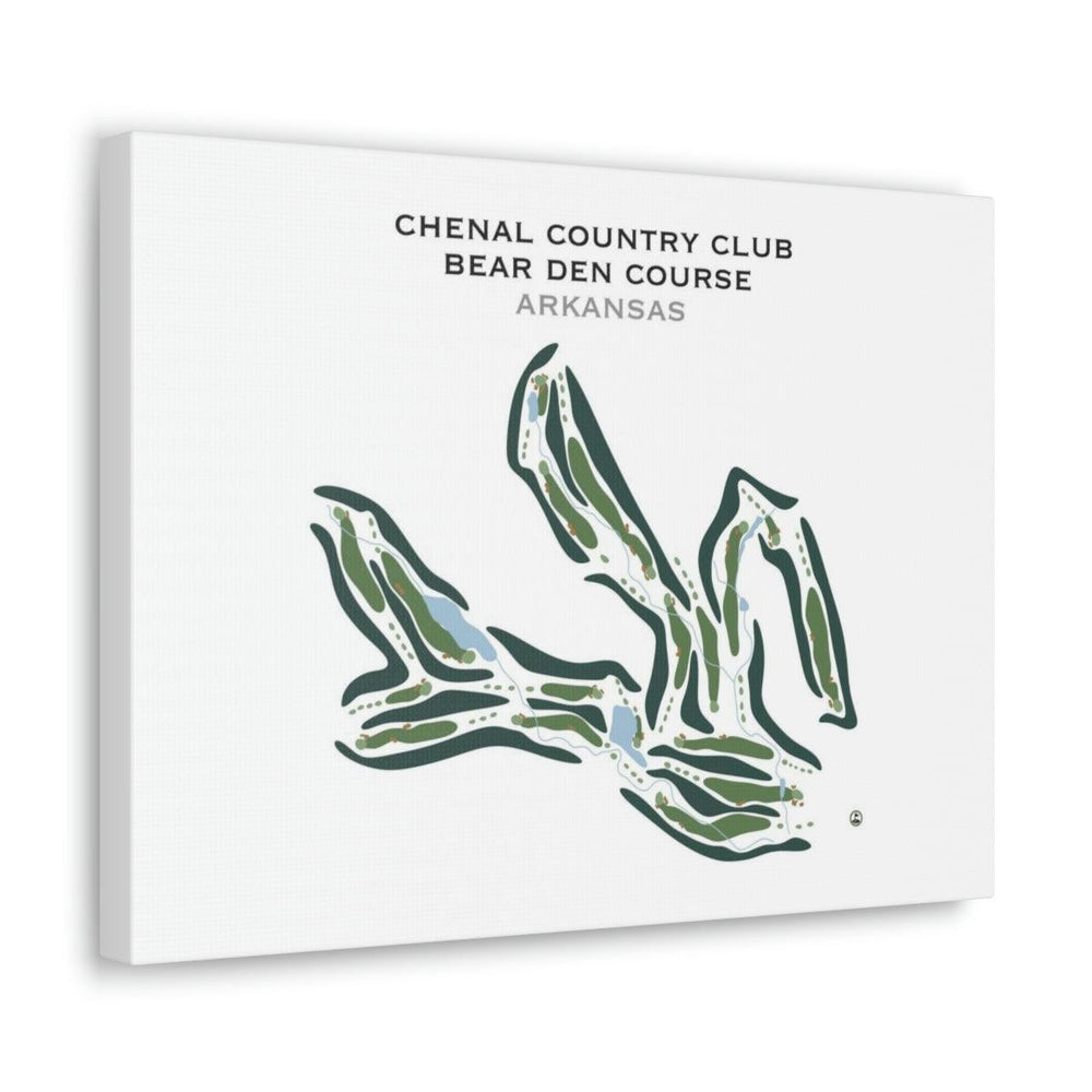 Chenal Country Club Bear Den Course, Arkansas - Printed Golf Courses - Golf Course Prints