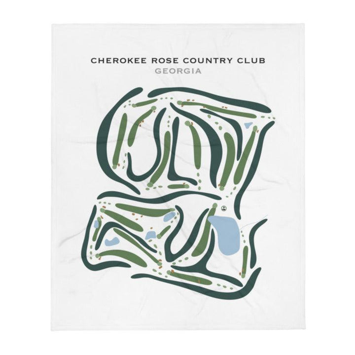 Cherokee Rose Country Club, Georgia - Printed Golf Courses - Golf Course Prints