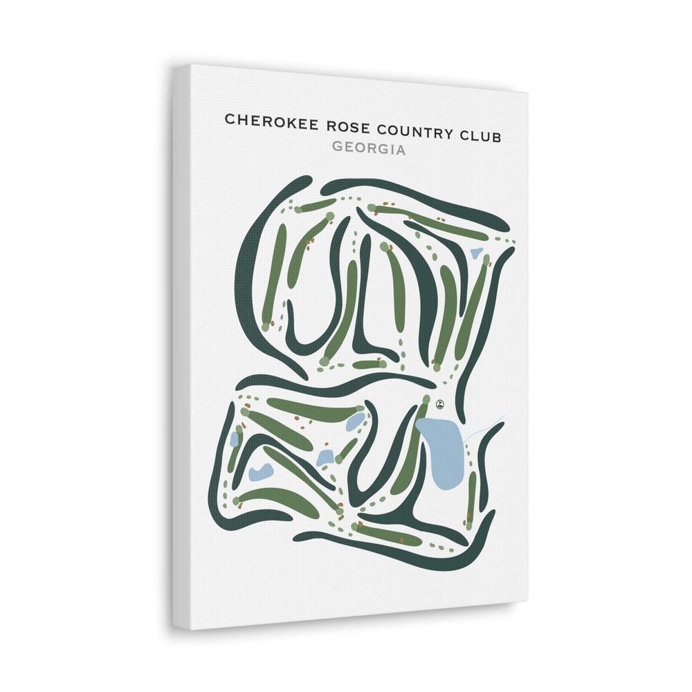 Cherokee Rose Country Club, Georgia - Printed Golf Courses - Golf Course Prints