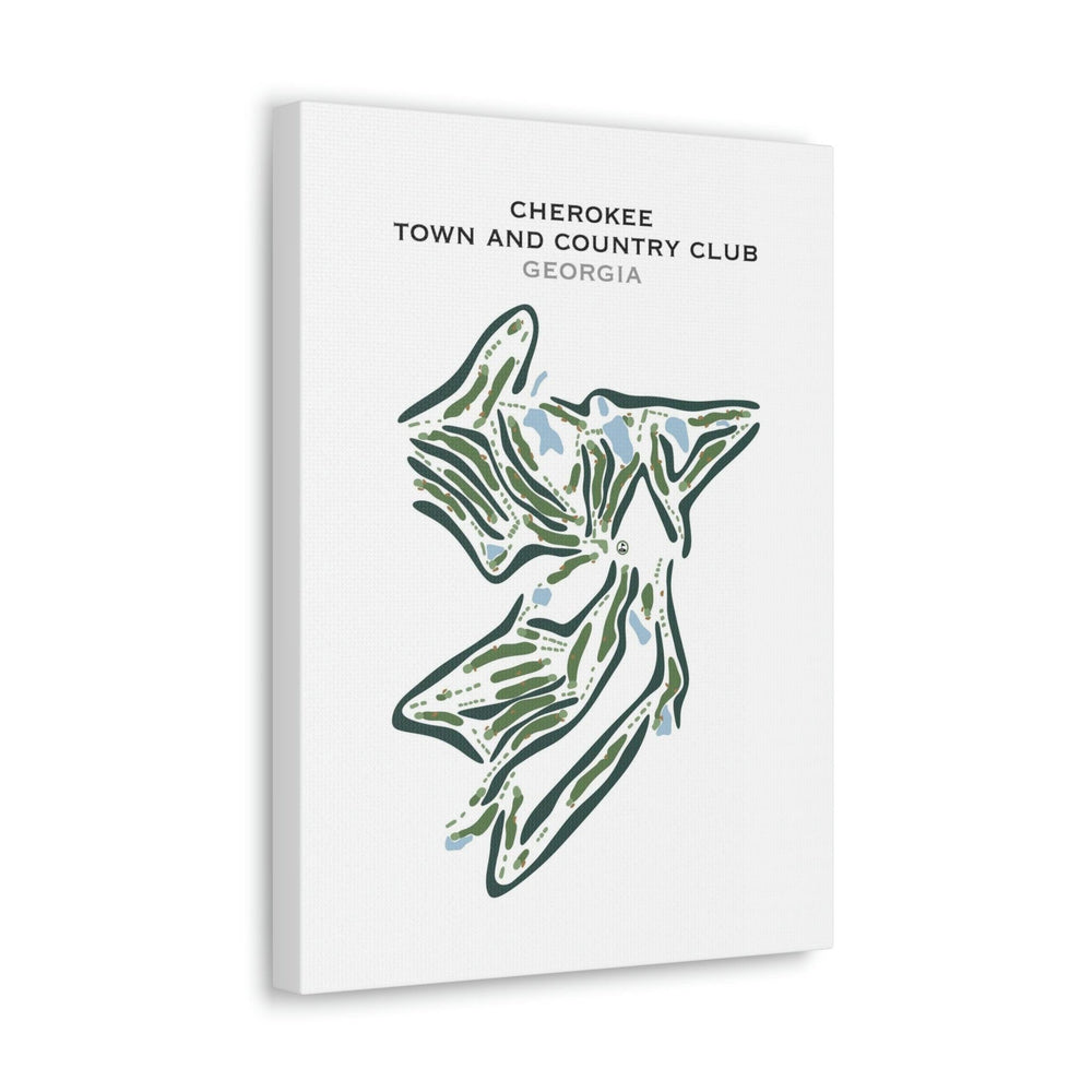 Cherokee Town & Country Club, Georgia - Printed Golf Courses - Golf Course Prints