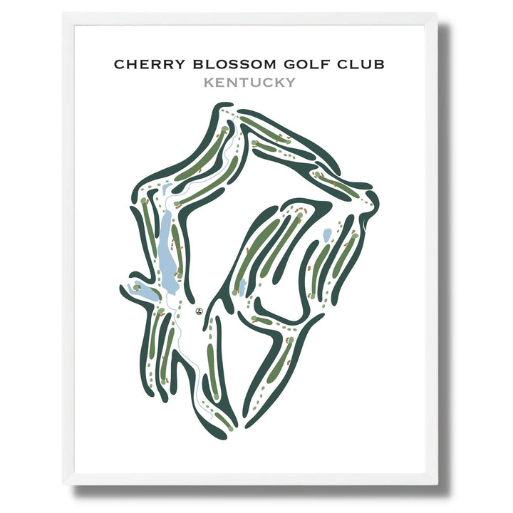 Cherry Blossom Golf Club, Kentucky - Printed Golf Courses - Golf Course Prints