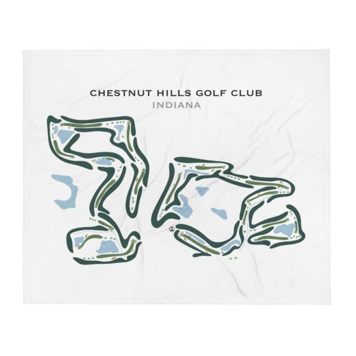 Chestnut Hills Golf Club, Indiana - Printed Golf Courses - Golf Course Prints