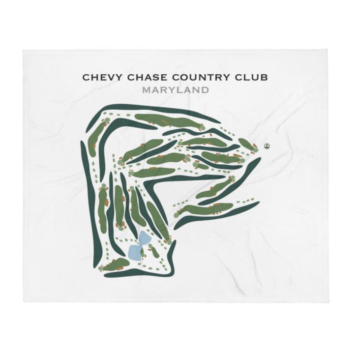 Chevy Chase Country Club, Maryland - Printed Golf Courses - Golf Course Prints