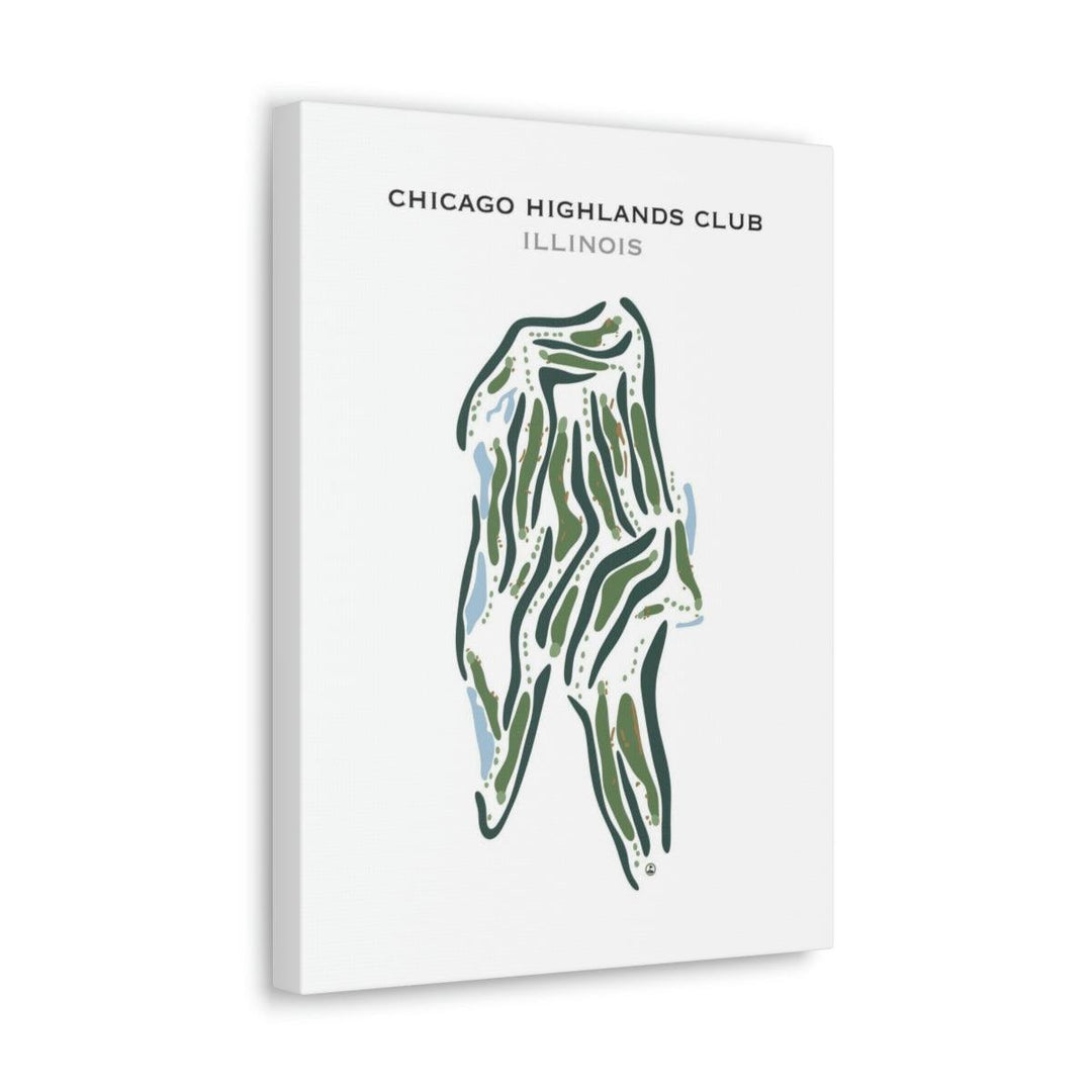 Chicago Highlands Club, Illinois - Printed Golf Courses - Golf Course Prints
