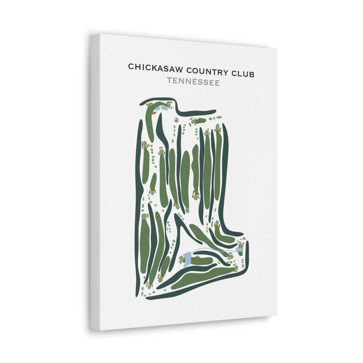 Chickasaw Country Club, Tennessee - Printed Golf Courses - Golf Course Prints