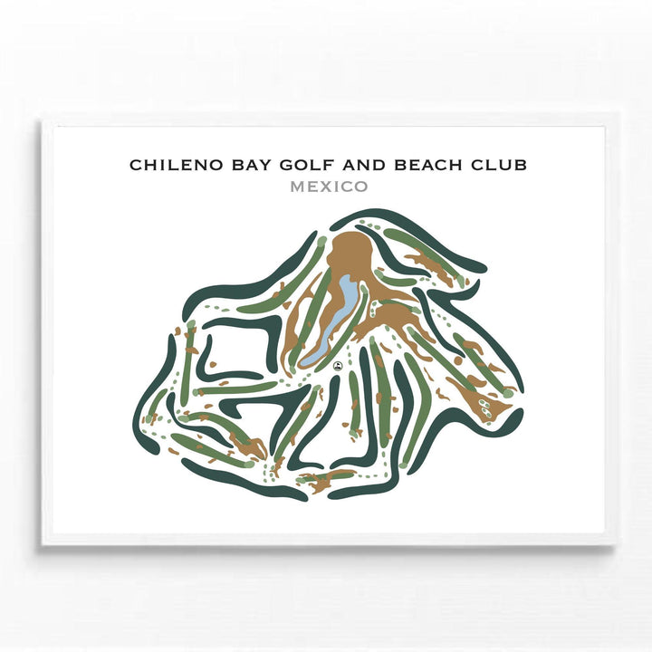 Chileno Bay Golf & Beach Club, Mexico - Printed Golf Courses - Golf Course Prints