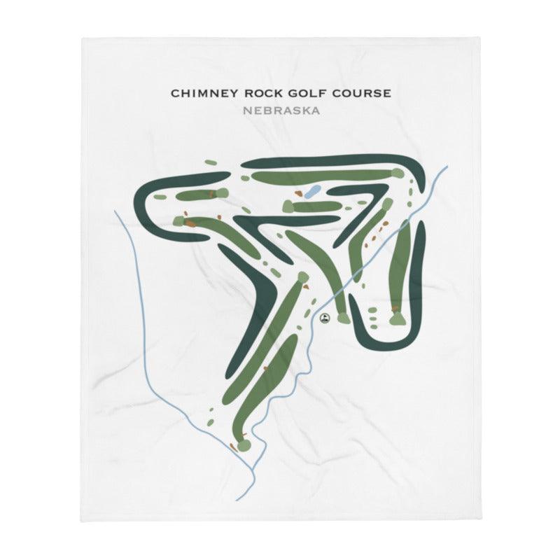 Chimney Rock Golf Course, Nebraska - Printed Golf Courses - Golf Course Prints