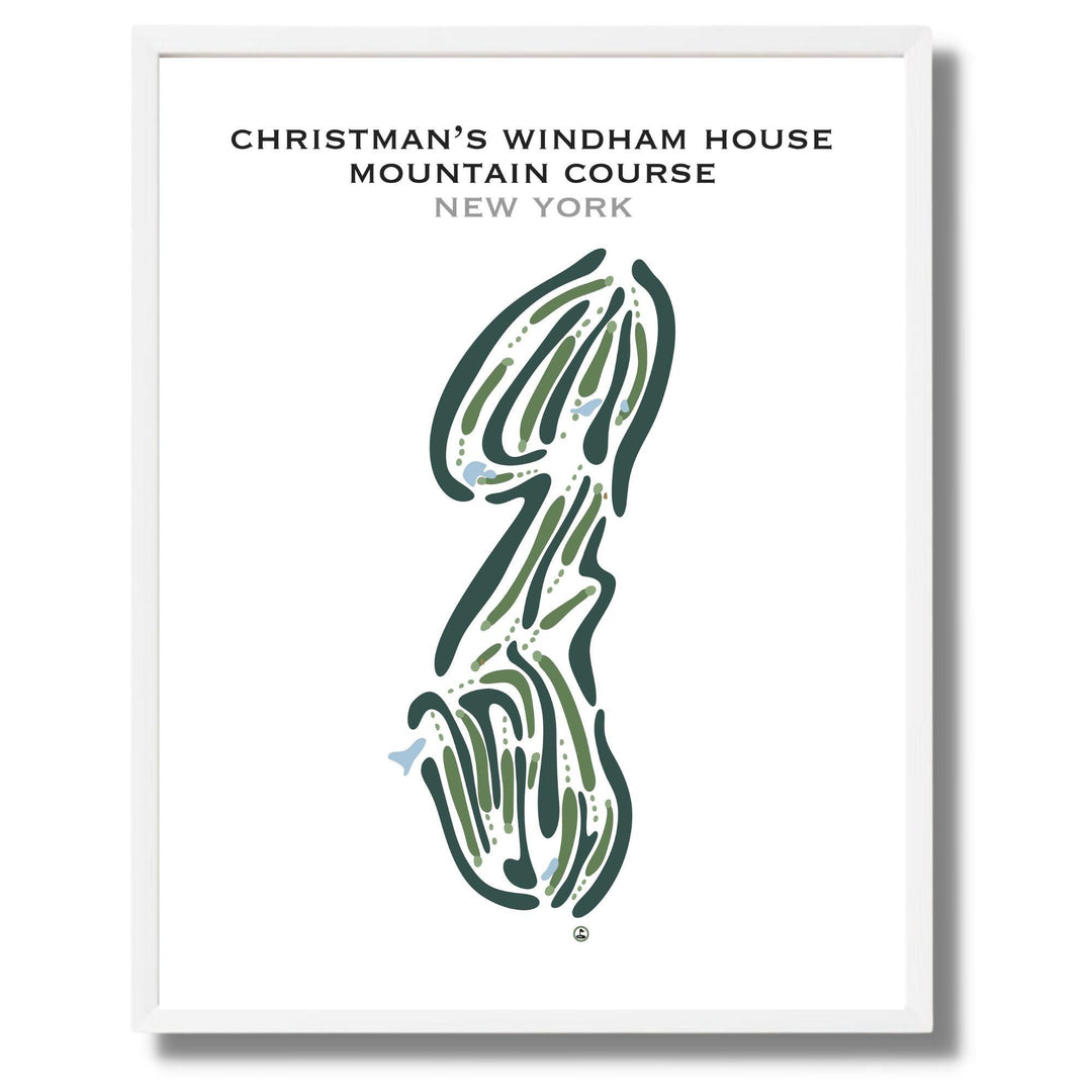 Christman's Windham House Mountain Course, New York - Printed Golf Courses - Golf Course Prints