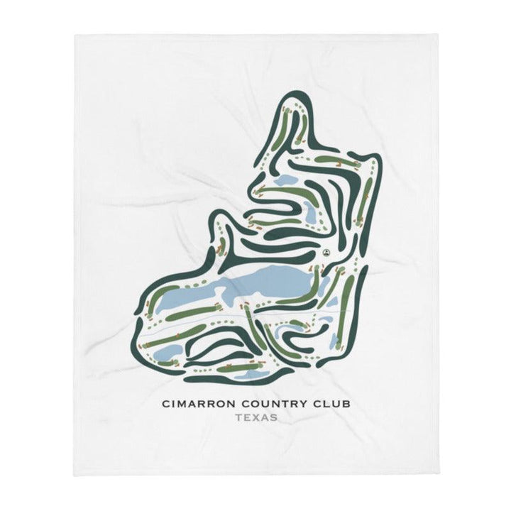 Cimarron Country Club, Texas - Printed Golf Courses - Golf Course Prints