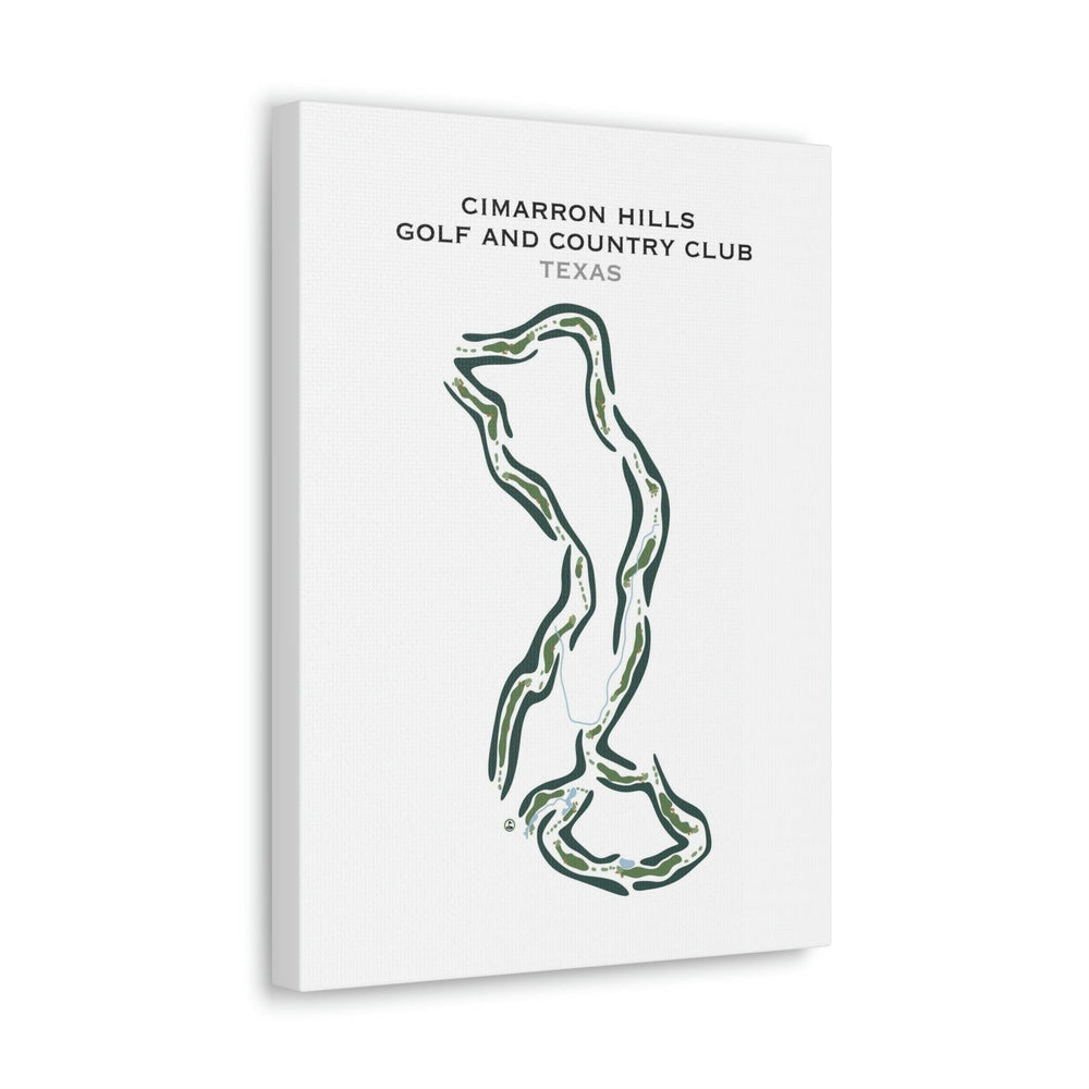Cimarron Hills Golf & Country Club, Texas - Printed Golf Courses - Golf Course Prints