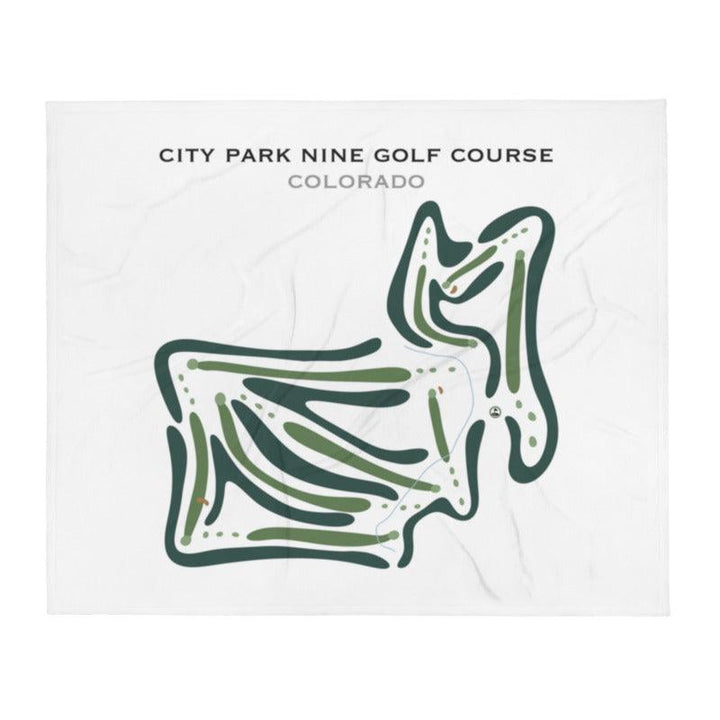 City Park Nine Golf Course, Colorado - Printed Golf Courses - Golf Course Prints