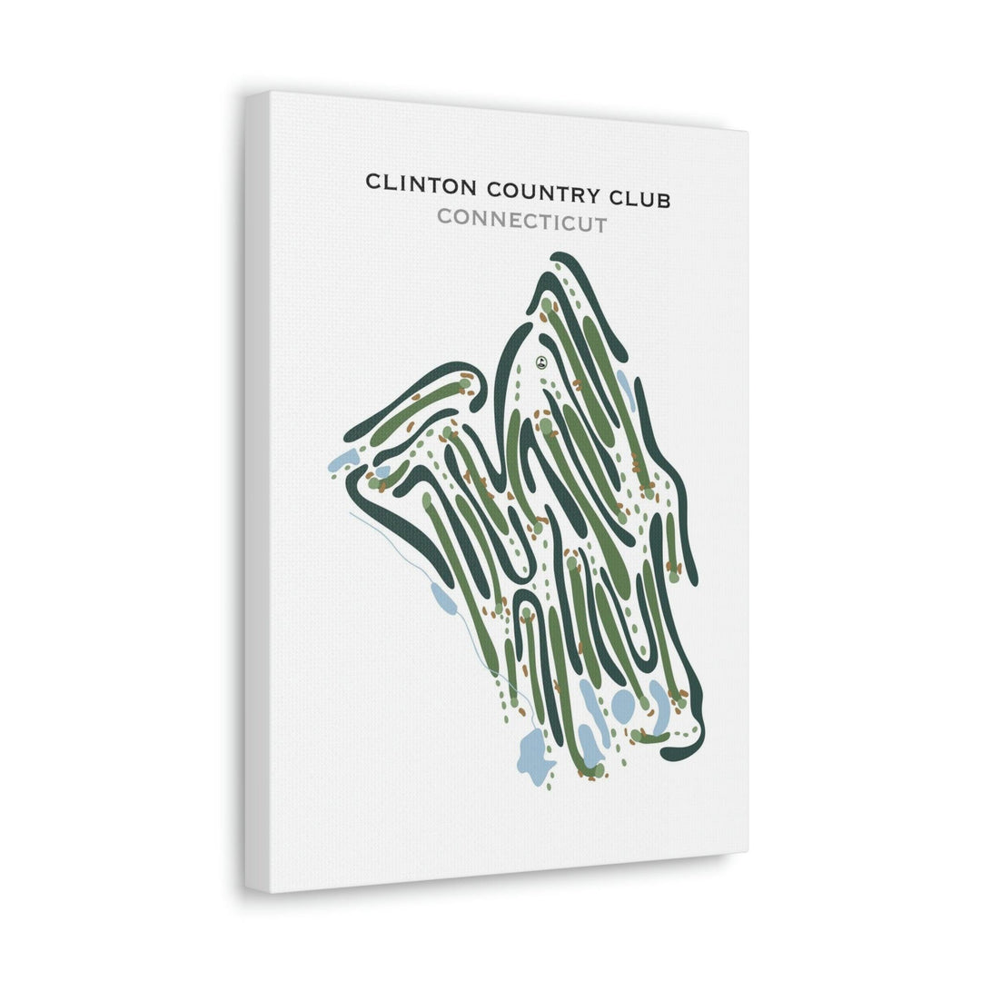 Clinton Country Club, Connecticut - Printed Golf Courses - Golf Course Prints