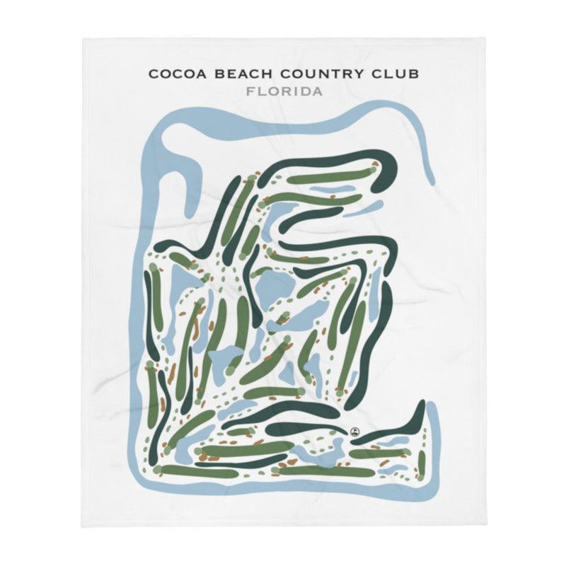 Cocoa Beach Country Club, Florida - Printed Golf Courses - Golf Course Prints