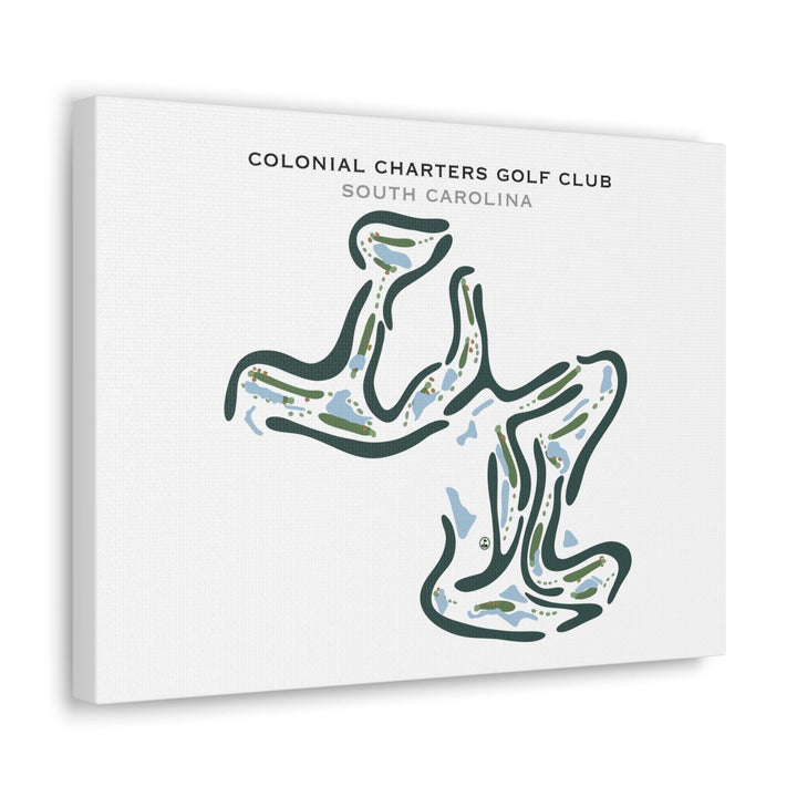 Colonial Charters Golf Club, South Carolina - Printed Golf Courses - Golf Course Prints