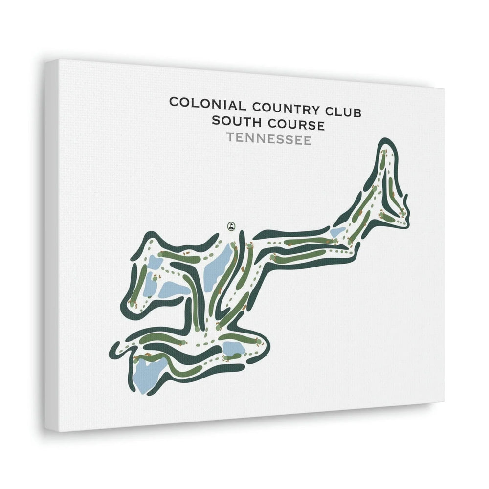 Buy the best printed golf course Colonial Country Club, South Course ...