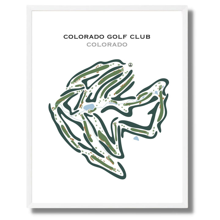 Colorado Golf Club, Colorado - Printed Golf Courses - Golf Course Prints
