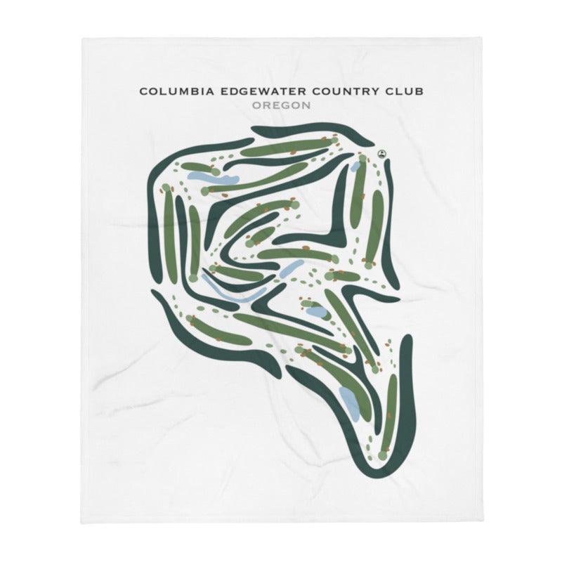 Columbia Edgewater Country Club, Oregon - Printed Golf Courses - Golf Course Prints