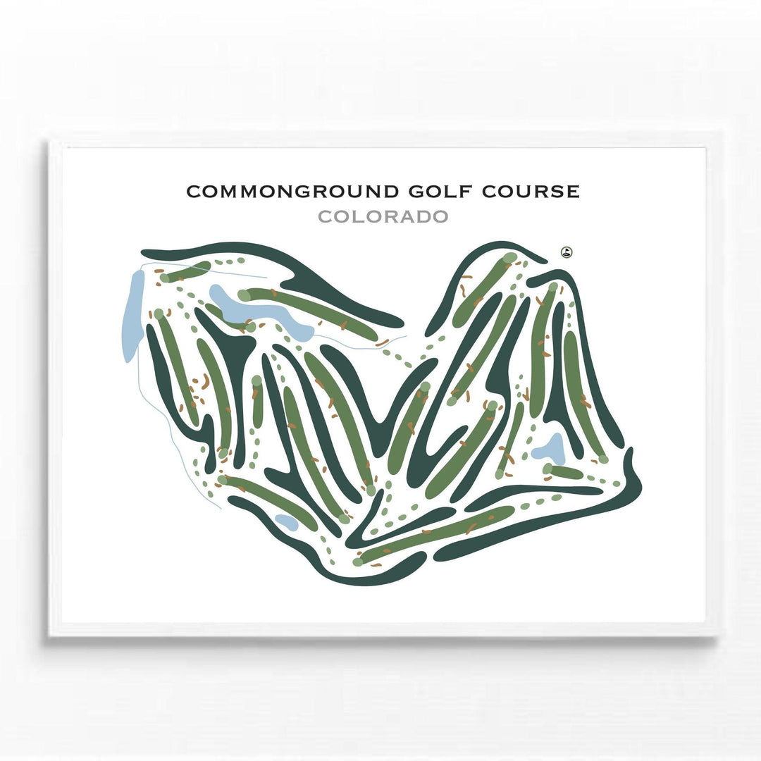 CommonGround, Colorado - Printed Golf Courses - Golf Course Prints