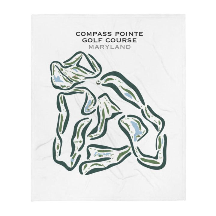 Compass Pointe North East Course, Maryland - Printed Golf Courses - Golf Course Prints